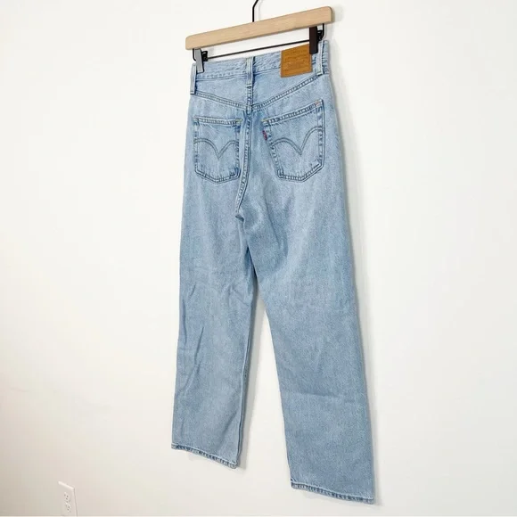 Levi's Ribcage Straight Ankle Jeans Size 25 - Picture 11 of 15